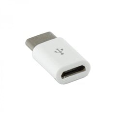 Sbox Micro USB 2.0 F. -balts цена и информация | Адаптеры и USB разветвители | 220.lv