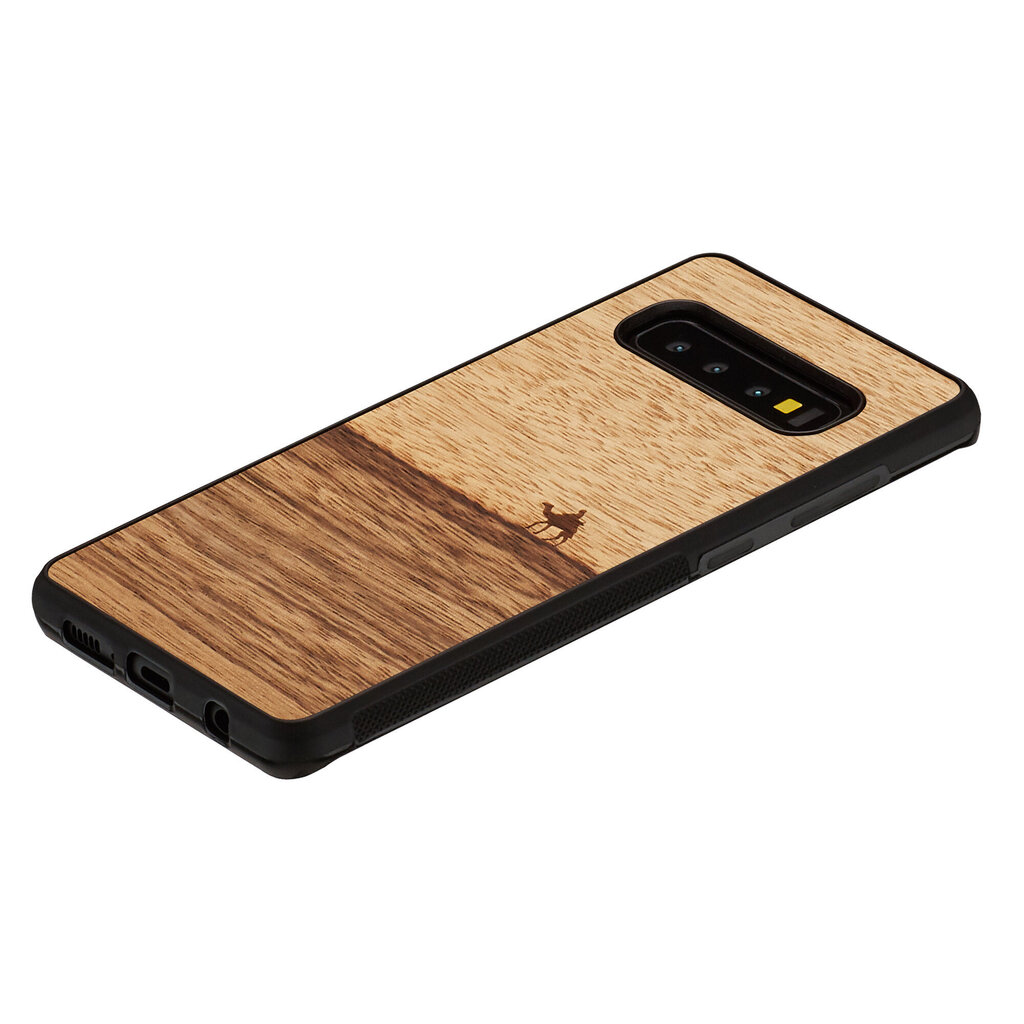 MAN&WOOD SmartPhone case Galaxy S10 terra black цена и информация | Telefonu vāciņi, maciņi | 220.lv