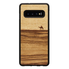 MAN&WOOD SmartPhone case Galaxy S10 terra black cena un informācija | Telefonu vāciņi, maciņi | 220.lv