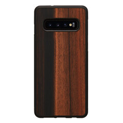 MAN&WOOD SmartPhone case Galaxy S10 ebony black cena un informācija | Telefonu vāciņi, maciņi | 220.lv