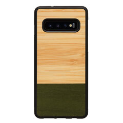 MAN&WOOD SmartPhone case Galaxy S10 bamboo forest black cena un informācija | Telefonu vāciņi, maciņi | 220.lv