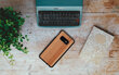 MAN&amp;WOOD SmartPhone case Galaxy S10 Lite cappuccino black internetā