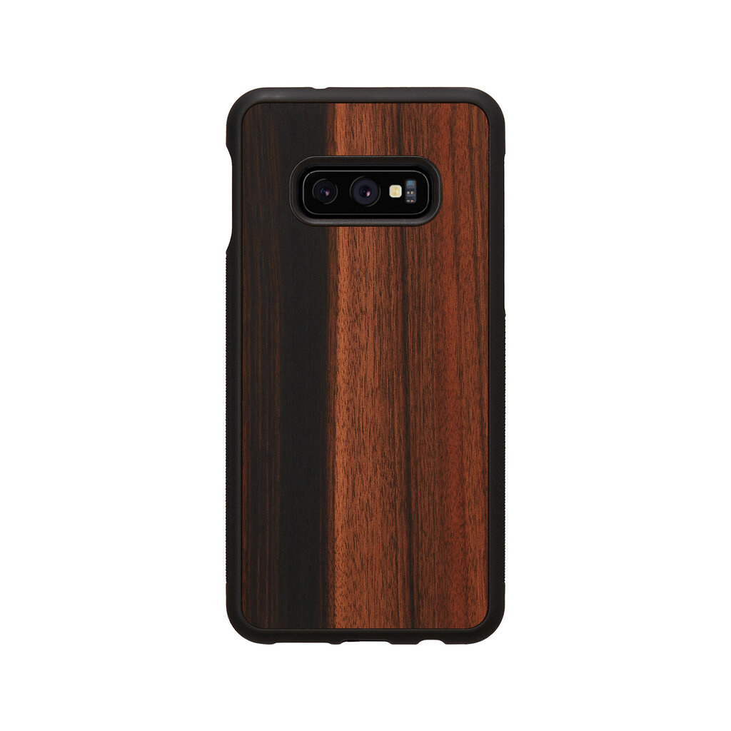 MAN&WOOD SmartPhone case Galaxy S10e ebony black cena un informācija | Telefonu vāciņi, maciņi | 220.lv