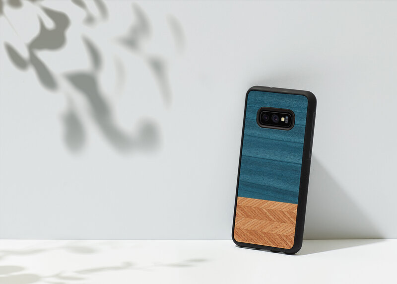 MAN&WOOD SmartPhone case Galaxy S10 Lite denim black cena