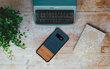MAN&WOOD SmartPhone case Galaxy S10e denim black cena un informācija | Telefonu vāciņi, maciņi | 220.lv