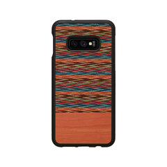 MAN&WOOD SmartPhone case Galaxy S10e browny check black cena un informācija | Telefonu vāciņi, maciņi | 220.lv
