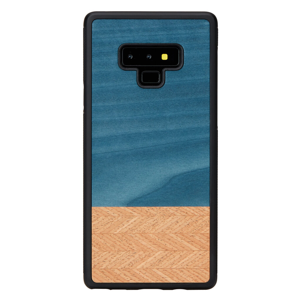 MAN&WOOD SmartPhone case Galaxy Note 9 denim black cena un informācija | Telefonu vāciņi, maciņi | 220.lv