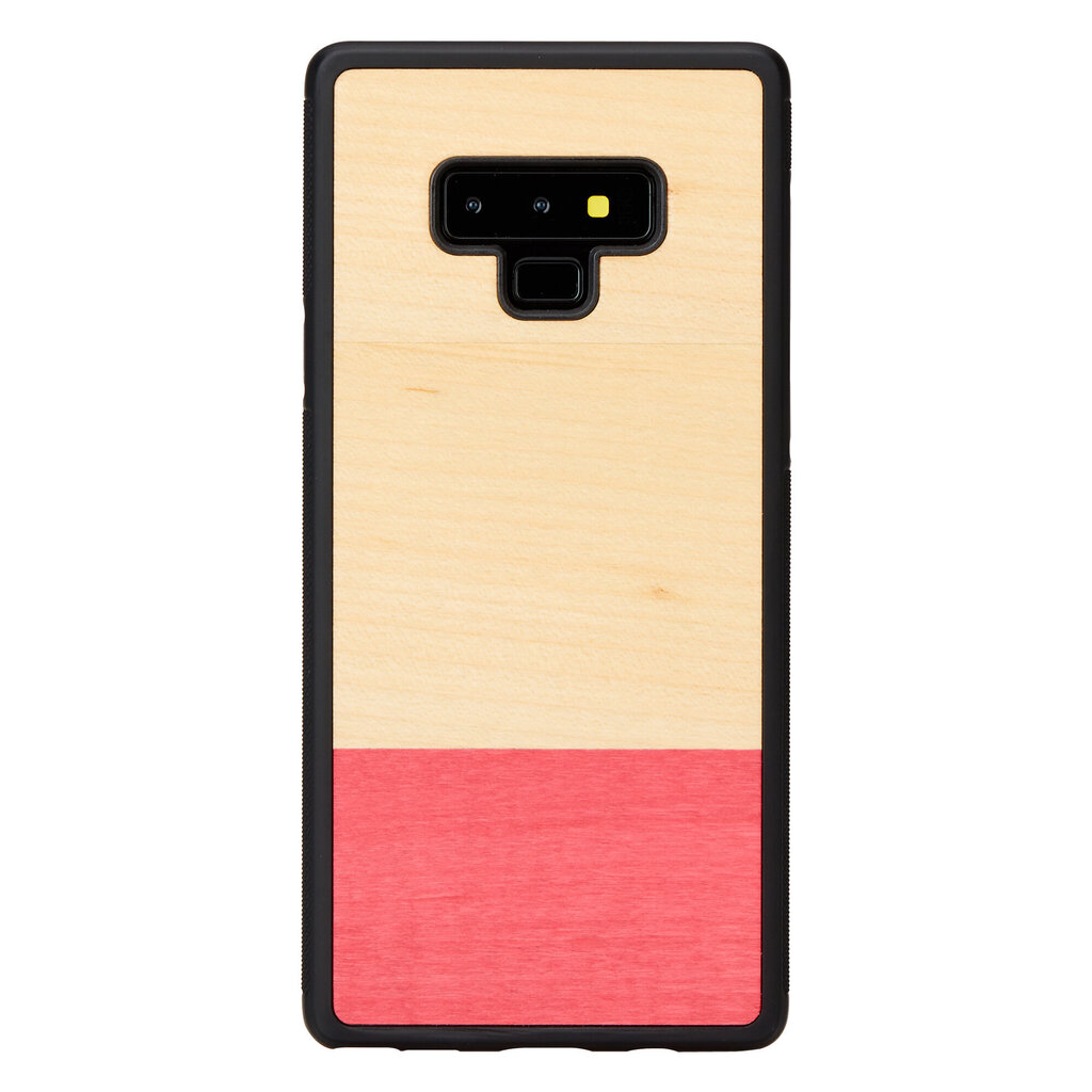 MAN&WOOD SmartPhone case Galaxy Note 9 miss match black цена и информация | Telefonu vāciņi, maciņi | 220.lv