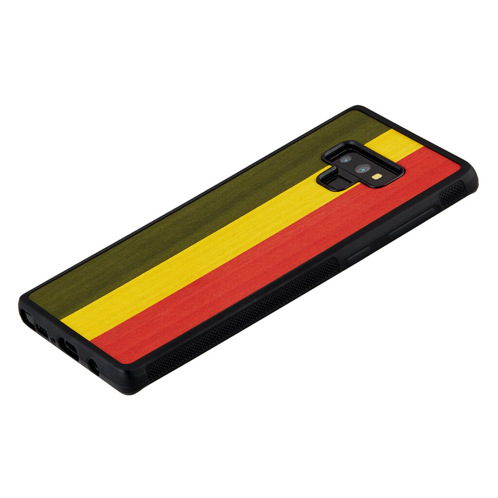 MAN&WOOD SmartPhone case Galaxy Note 9 reggae black цена и информация | Telefonu vāciņi, maciņi | 220.lv