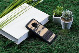 MAN&WOOD SmartPhone case Galaxy S9 white ebony black cena un informācija | Telefonu vāciņi, maciņi | 220.lv