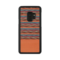 MAN&WOOD SmartPhone case Galaxy S9 browny check black cena un informācija | Telefonu vāciņi, maciņi | 220.lv