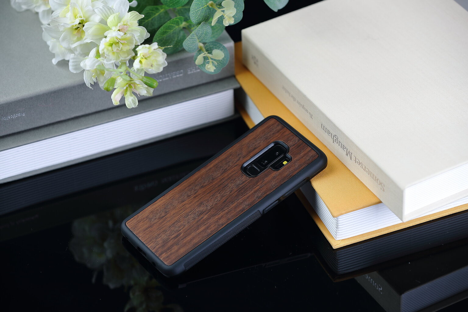 MAN&WOOD SmartPhone case Galaxy S9 Plus koala black cena un informācija | Telefonu vāciņi, maciņi | 220.lv