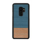 MAN&WOOD SmartPhone case Galaxy S9 Plus denim black cena un informācija | Telefonu vāciņi, maciņi | 220.lv