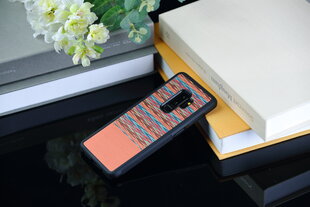 MAN&WOOD SmartPhone case Galaxy S9 Plus browny check black cena un informācija | Telefonu vāciņi, maciņi | 220.lv