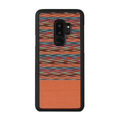 MAN&WOOD SmartPhone case Galaxy S9 Plus browny check black cena un informācija | Telefonu vāciņi, maciņi | 220.lv