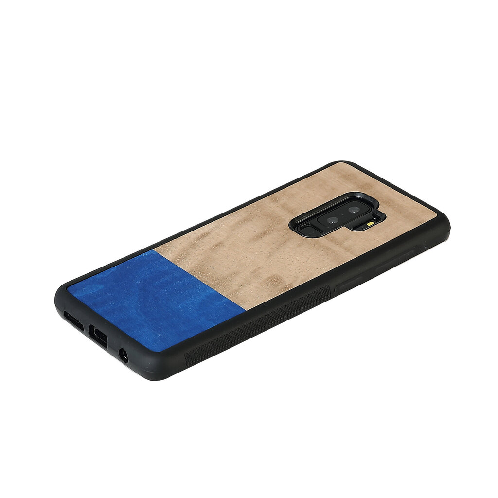 MAN&WOOD SmartPhone case Galaxy S9 Plus dove black cena un informācija | Telefonu vāciņi, maciņi | 220.lv