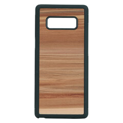 MAN&WOOD SmartPhone case Galaxy Note 8 cappuccino black cena un informācija | Telefonu vāciņi, maciņi | 220.lv