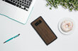 MAN&WOOD SmartPhone case Galaxy Note 8 koala black cena un informācija | Telefonu vāciņi, maciņi | 220.lv