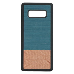 MAN&WOOD SmartPhone case Galaxy Note 8 denim black cena un informācija | Telefonu vāciņi, maciņi | 220.lv