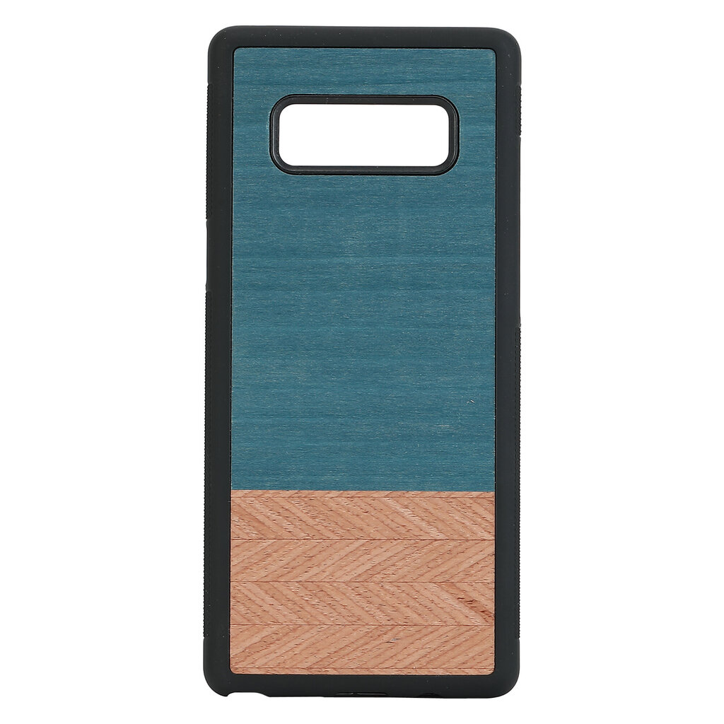 MAN&WOOD SmartPhone case Galaxy Note 8 denim black cena un informācija | Telefonu vāciņi, maciņi | 220.lv