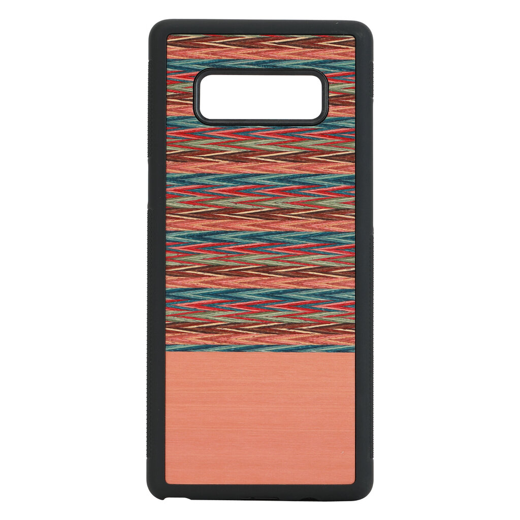 MAN&WOOD SmartPhone case Galaxy Note 8 browny check black цена | 220.lv