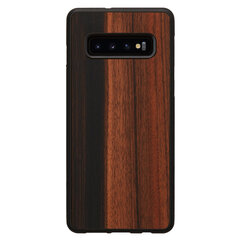 MAN&WOOD SmartPhone case Galaxy S10 Plus ebony black cena un informācija | Telefonu vāciņi, maciņi | 220.lv