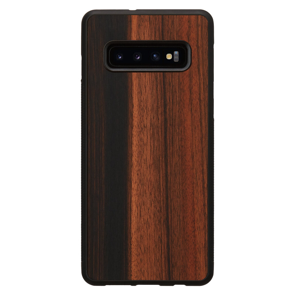 MAN&WOOD SmartPhone case Galaxy S10 Plus ebony black цена и информация | Telefonu vāciņi, maciņi | 220.lv