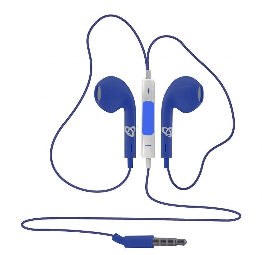 Sbox iN ear Stereo Earphones iEP-204BL blue cena un informācija | Austiņas | 220.lv