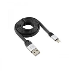 Sbox USB 2.0-8-Pin/2.4A black/silver цена и информация | Кабели для телефонов | 220.lv