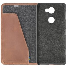 Krusell Sunne 2 Card Foliowallet Sony Xperia XA2 vintage konjaks цена и информация | Чехлы для телефонов | 220.lv