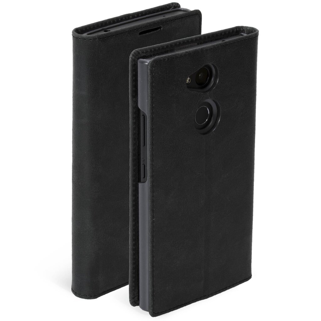 Krusell Sunne 2 Card Foliowallet Sony Xperia L2 vintage melns cena un informācija | Telefonu vāciņi, maciņi | 220.lv