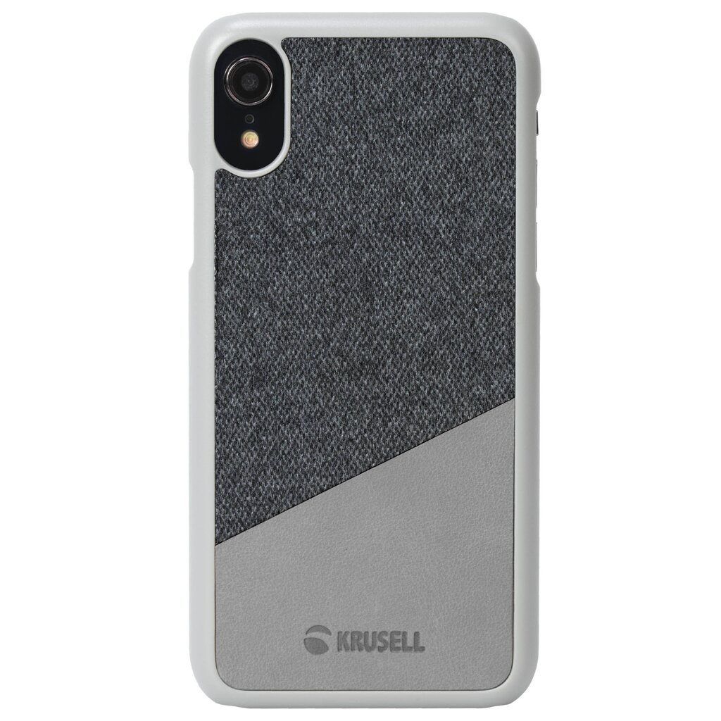 Krusell Tanum Cover Apple iPhone XR - Grey cena un informācija | Telefonu vāciņi, maciņi | 220.lv