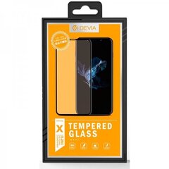 Devia Van Tempered Glass Aizsargstikls Pilnam Ekrānam Apple iPhone XS Max Melns cena un informācija | Ekrāna aizsargstikli | 220.lv