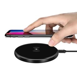 Devia Aurora Series Ultra-slim Wireless Quick Charger (V2) 10W - Black cena un informācija | Lādētāji un adapteri | 220.lv