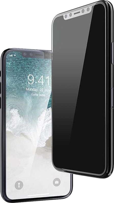 Devia Real Series 3D pilnekrāna privātuma rūdīts stikls iPhone 11 Pro Max, melns cena un informācija | Ekrāna aizsargstikli | 220.lv