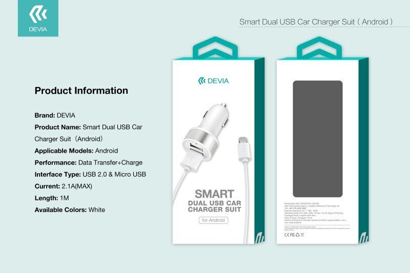 Devia Smart Series Premium С1025WH cena un informācija | Lādētāji un adapteri | 220.lv