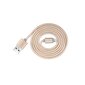 Devia Fashion Series Cable for Lightning (MFi, 2.4A 1.2M) ampaniea zelta cena un informācija | Savienotājkabeļi | 220.lv
