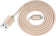 Devia Fashion Series Cable for Lightning (MFi, 2.4A 1.2M) ampaniea zelta cena un informācija | Savienotājkabeļi | 220.lv