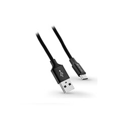 Devia Pheez Series Cable for Micro USB (5V 2.4A,25CM) - Black cena un informācija | Savienotājkabeļi | 220.lv