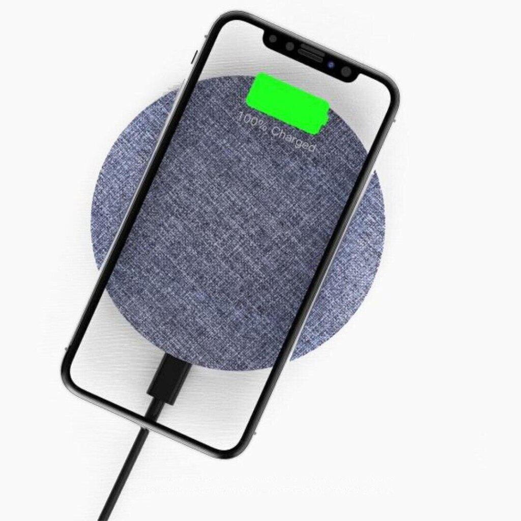 Lādētājs bezvadu Devia Allen V2 micro USB FastCharge 10w melns cena un informācija | Lādētāji un adapteri | 220.lv