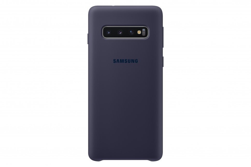 EF-PG973TNE Samsung Silicone Cover Navy for G973 Galaxy S10 cena un informācija | Telefonu vāciņi, maciņi | 220.lv