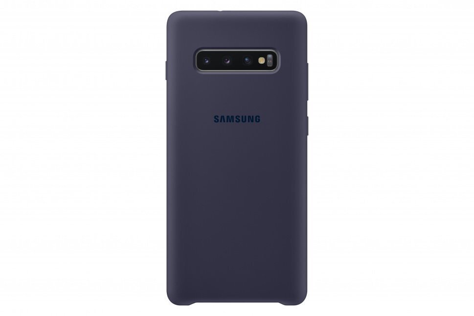 EF-PG975TNE Samsung Silicone Cover Navy for G975 Galaxy S10 Plus cena un informācija | Telefonu vāciņi, maciņi | 220.lv