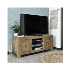 ТВ шкафчик Turin 2D, цвета дуба цена и информация | Тумбы под телевизор | 220.lv