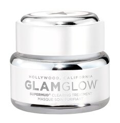 Attīroša sejas maska Glam Glow Supermud Clearing Treatment 15 g cena un informācija | Sejas maskas, acu maskas | 220.lv
