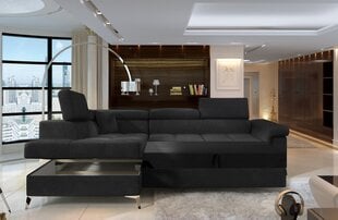 Stūra dīvāns Eridano, gaiši brūns/tumši brūns cena un informācija | Stūra dīvāni | 220.lv