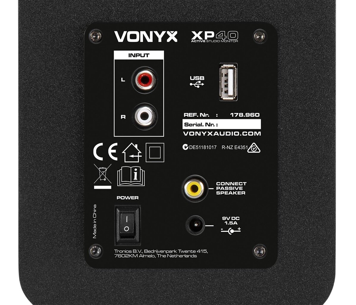 Vonyx XP40 cena un informācija | Skaļruņi | 220.lv