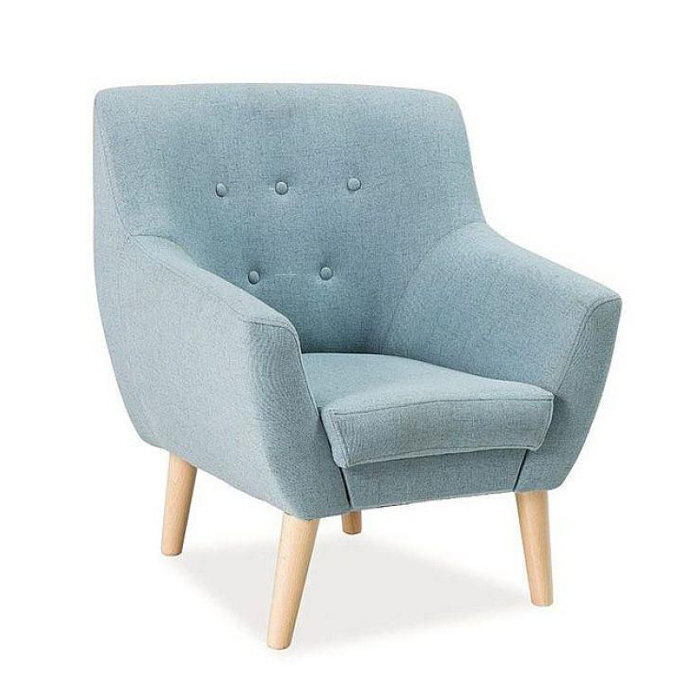 Krēsls TMS Amber, zils cena un informācija | Atpūtas krēsli | 220.lv