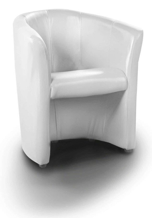 Krēsls TMS Noobis, balts цена и информация | Atpūtas krēsli | 220.lv