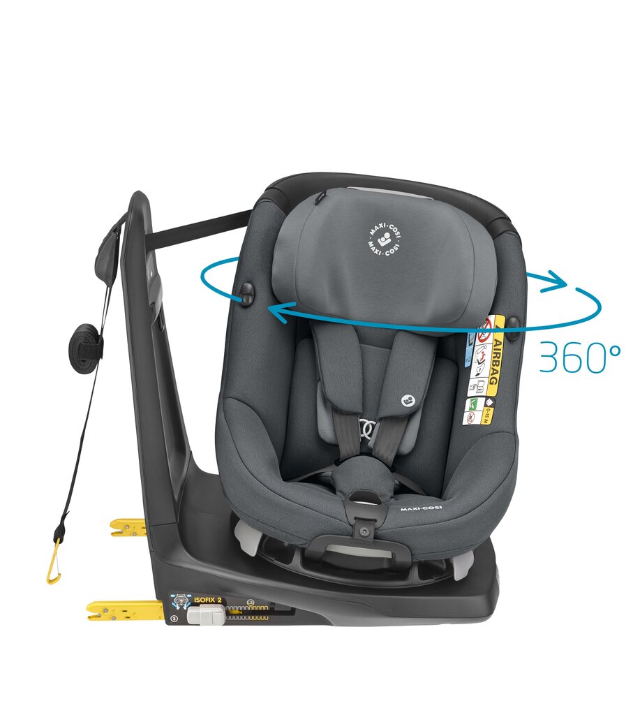 Maxi Cosi autokrēsliņš Axiss Fix, 9-18 kg, Authentic graphite cena un informācija | Autokrēsliņi | 220.lv