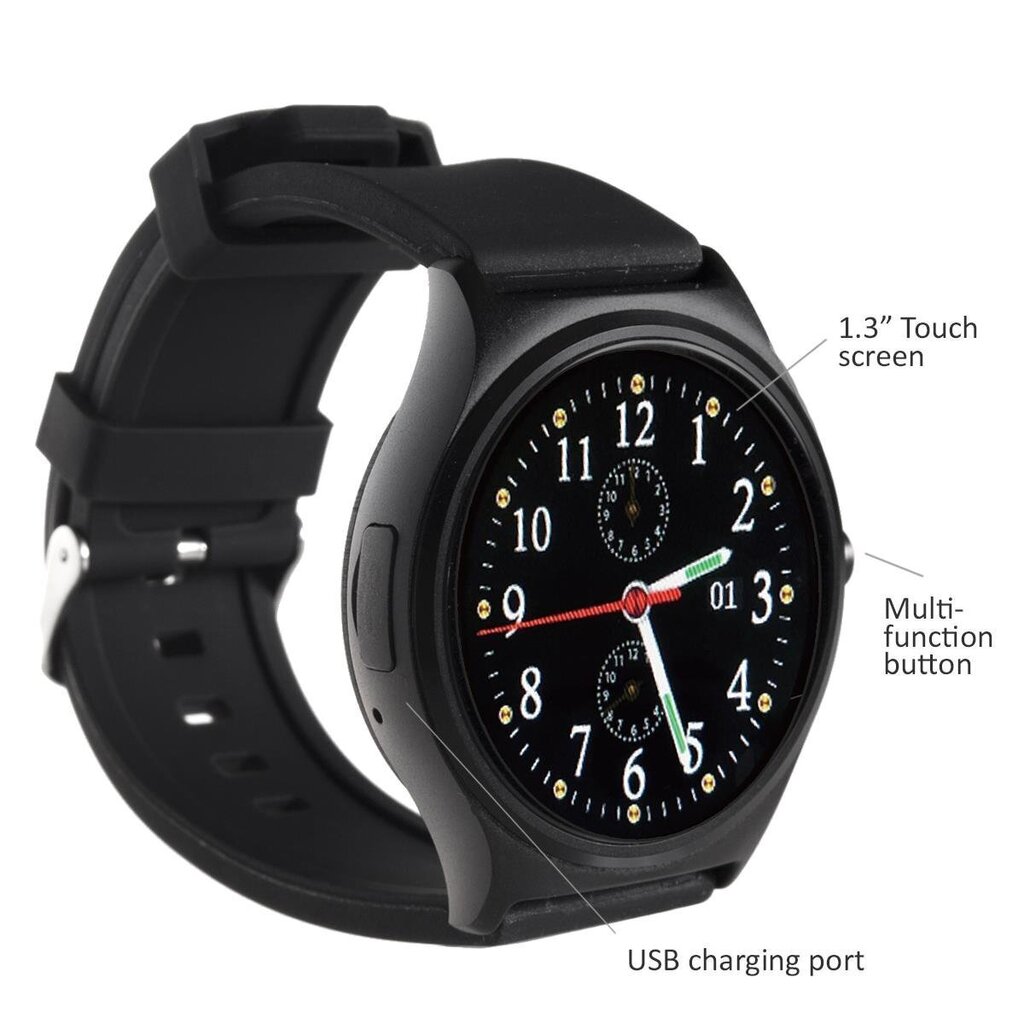 Maclean RS100 Black cena un informācija | Viedpulksteņi (smartwatch) | 220.lv